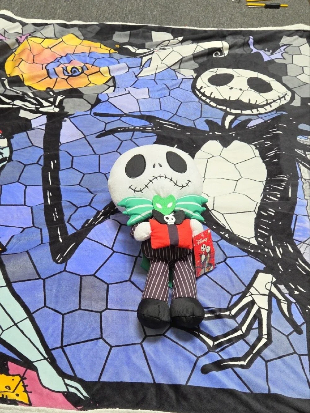 The nightmare before christmas mosaic blanket 60
